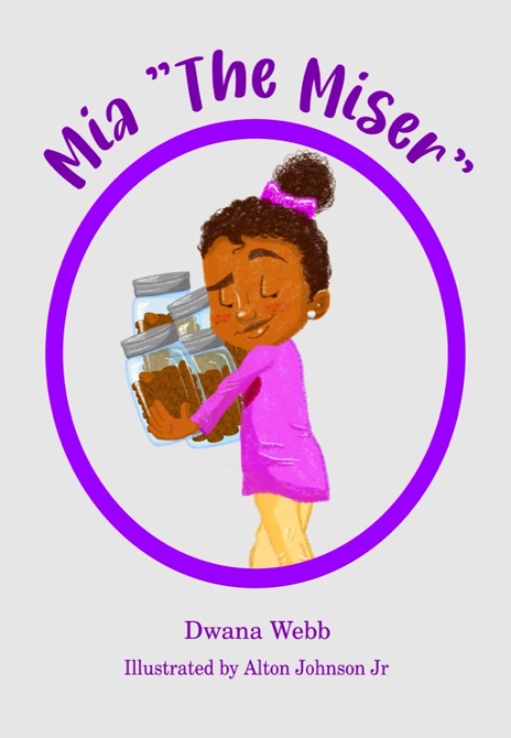 Mia The Miser Children's Book Illustration Alton Johnson Jr